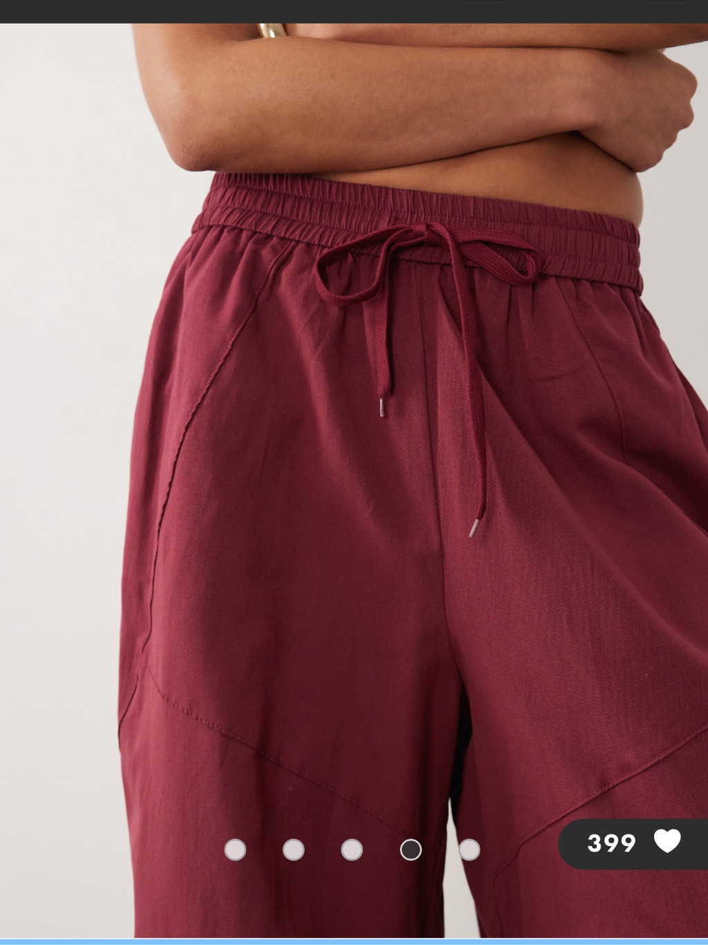 Nwt! Bronze Snake Lavinia Drawstring Cargo Pants, Size Small — image 4 of 8